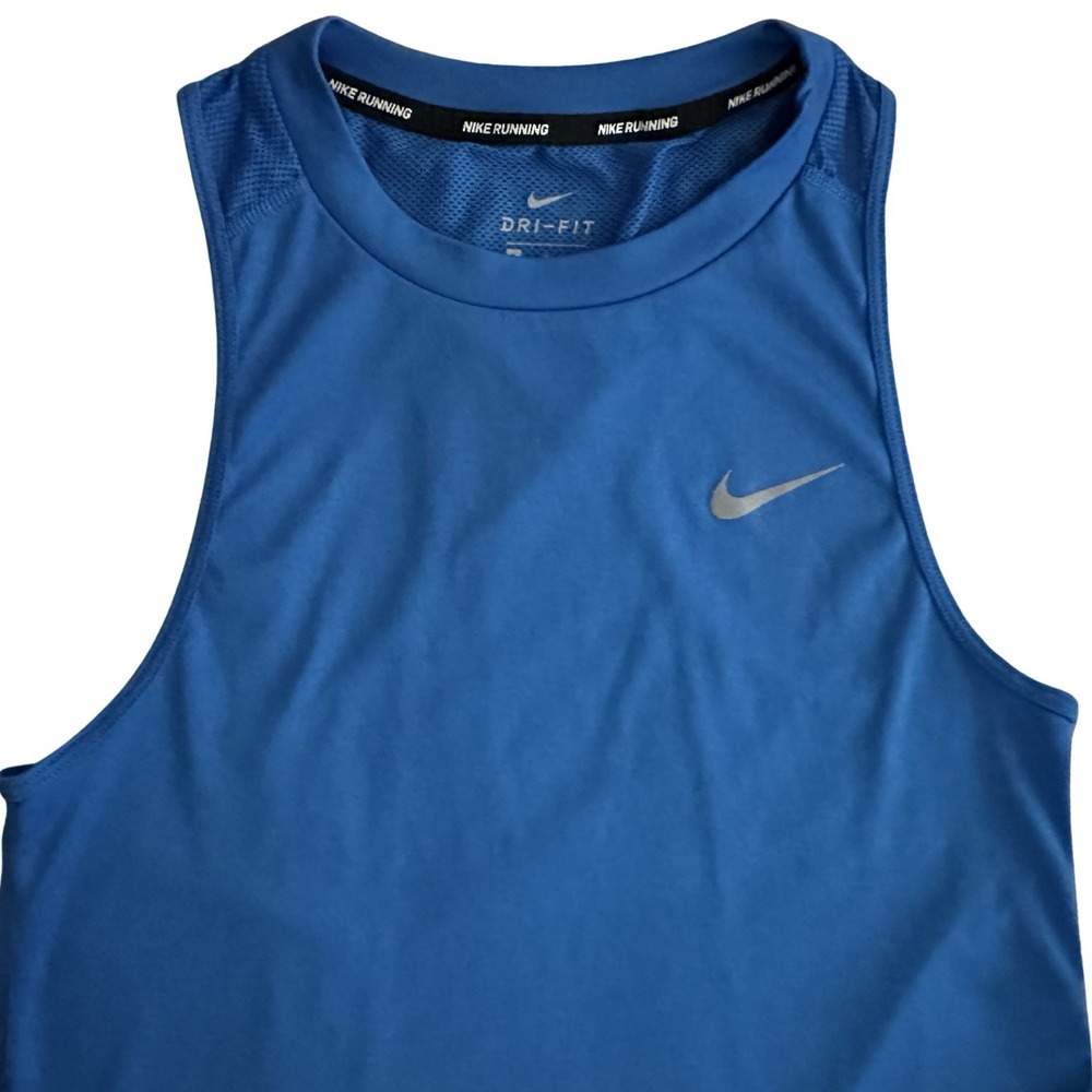 Nike Women's S Blue Dri-FIT Athletic Running Racerback Tank Top AT4210-403 - Picture 3 of 12
